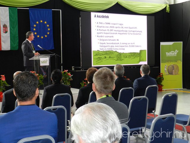 Tama raktárcsarnok átadó ünnepség 23